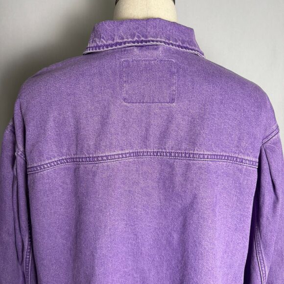 Levi's Fresh Esther Modern Cotton Jacket, Size Large, Purple, 100% Cotton, Denim - Picture 5 of 16